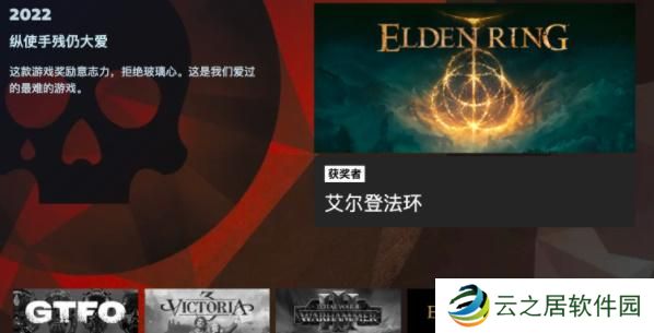 Steam2022年度大奖名单