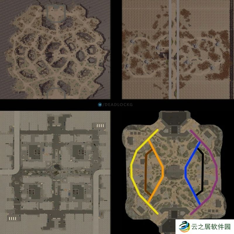 游戏原始的地图和草图