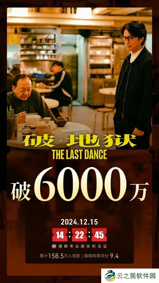 黄子华《破·地狱》票房突破6000万！豆瓣评分8.6！